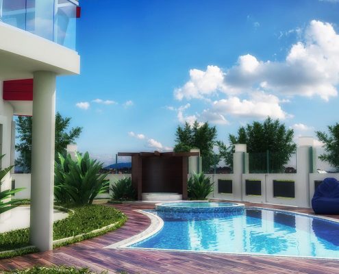 Villa Projesi - CENGİZ KURT ALANYA | GEÇİT PROJE